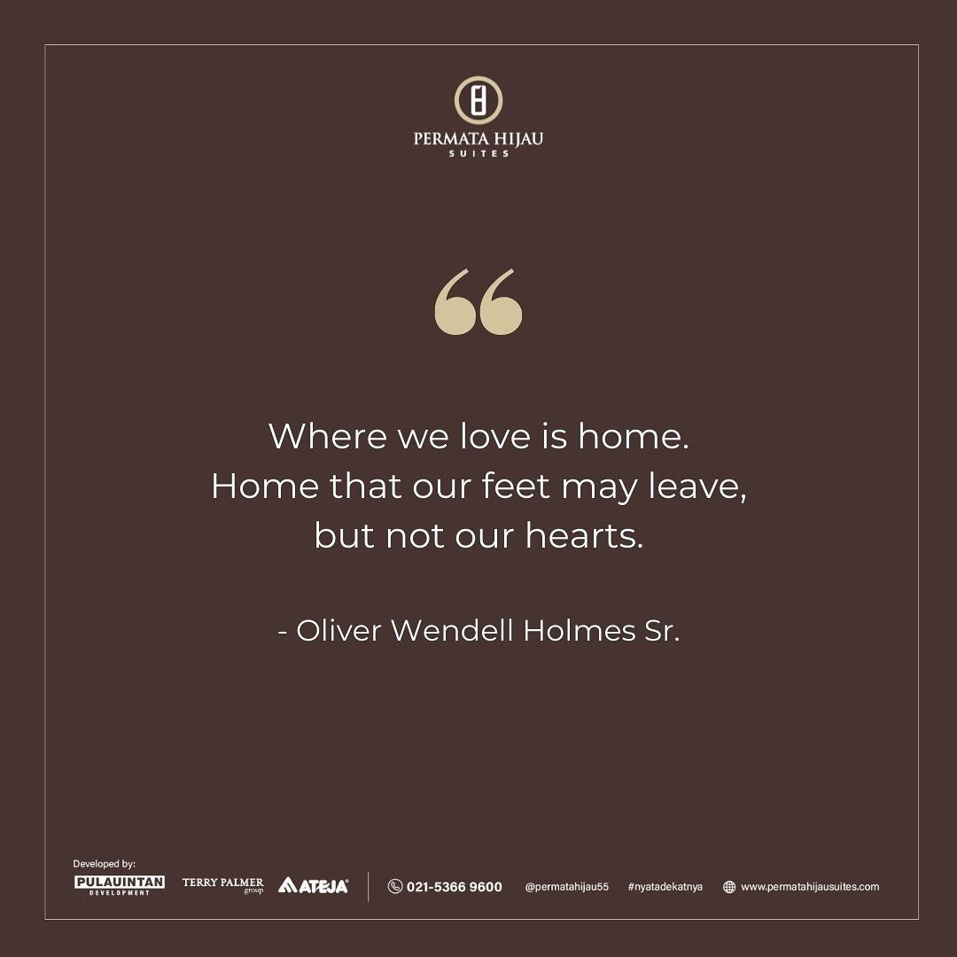 Home is where the heart is. 

We’re here to make sure the place where you share your love is comfy, cushy, safe, and intimate. 

So, you and your loved ones can securely shelter your heart here forever. 

Don’t miss out September Last Offer. Get 2.5% free for unit purchase until Sep 30th 2022. 

2BR (60,29 m2) Start from 1,8 Bio
3BR (91,40 m2) Start from 2,7 Bio

Strategic location near SCBD, Puri Indah, and Pondok Indah. Only 2,5km from Senayan, South view GBK, Impressive panoramic super view (Manhattan skyline look alike).

For further information, simply nudge us on DM!
Web: https://permatahijausuites.com/

#TheLastTreasure #NyataDekatnya #PermataHijauSuites #Apartemensiaphuni #apartemenjakarta #apartemenjakartaselatan #apartemenjaksel #apartjaksel #apartemen2br #apartemenmilenial #professional