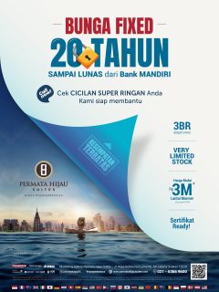 ✨ Kesempatan Emas Punya Hunian Mewah di Jantung Jakarta!
Nikmati Bunga Fixed 20 Tahun Sampai Lunas dari Bank Mandiri 🔒
💰 Cicilan super ringan – Harga mulai Rp 3 M-an
🏡 Unit 3BR dengan lantai marmer & sertifikat ready!
Stok sangat terbatas — Yuk, wujudkan hunian impianmu di Permata Hijau Suites ✨
📞 Hubungi kami sekarang 021 - 5366 9500 atau kunjungi Marketing Gallery Permata Hijau Suites.
#PermataHijauSuites #NyataDekatnya #ApartemenJakarta #InvestasiProperti #BankMandiri #HunianMewah #CicilanRingan
