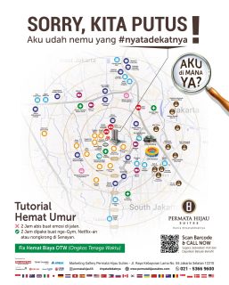 Sorry, kita putus. 💔
Aku udah nemu yang lebih dekat ke mana-mana.
Karena waktu itu mahal. 💸
Dan tinggal dekat pusat aktivitas Jakarta
adalah bentuk investasi terbaik untuk hidup kita.
Tinggal di Permata Hijau Suites
adalah jawaban untuk hidup lebih dekat ke
Senayan, SCBD, pusat bisnis,
dan berbagai fasilitas publik diJakarta.
📍 Lebih dekat ke mana-mana.
⏱️ Lebih hemat Ongkos, Waktu, dan Tenaga.
✨ Lebih banyak waktu untuk me time.
#nyatadekatnya #apartmentjakartaselatan