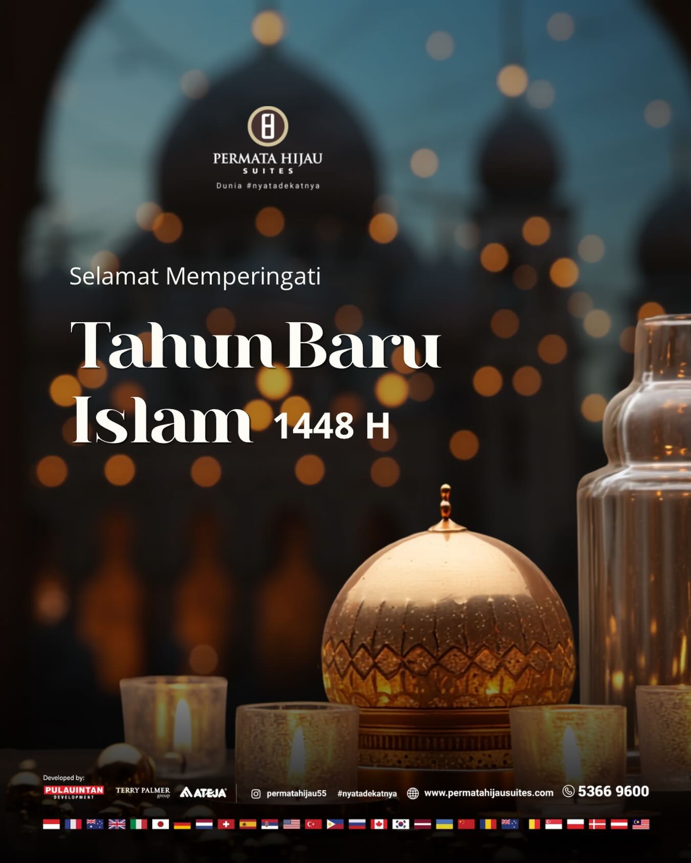 Selamat menyambut Tahun Baru Islam 1448 H.
Semoga setiap awal menjadi kesempatan untuk memperbaiki diri, memperkuat iman, dan meraih keberkahan di setiap langkah.
#tahunbaruislam #1448h #permatahijausuites #nyatadekatnya