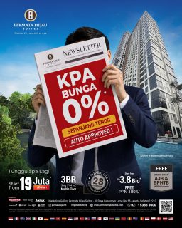Mau sampai kapan NGONTRAK, ini SOLUSI bukan PROMOSI 😌
Yang satu terkait HARGA, yang satu lagi terkait CARA BAYAR.
• Kalo bisa RINGAN, kenapa harus BERAT sendiri?
• Kalo bisa 0% kenapa juga harus Bayar Bunga?
Be A #gamechanger
PERMATA HIJAU SUITES | Hijau Suites
Dunia #nyatadekatnya
#permatahijausuites #dunianyata