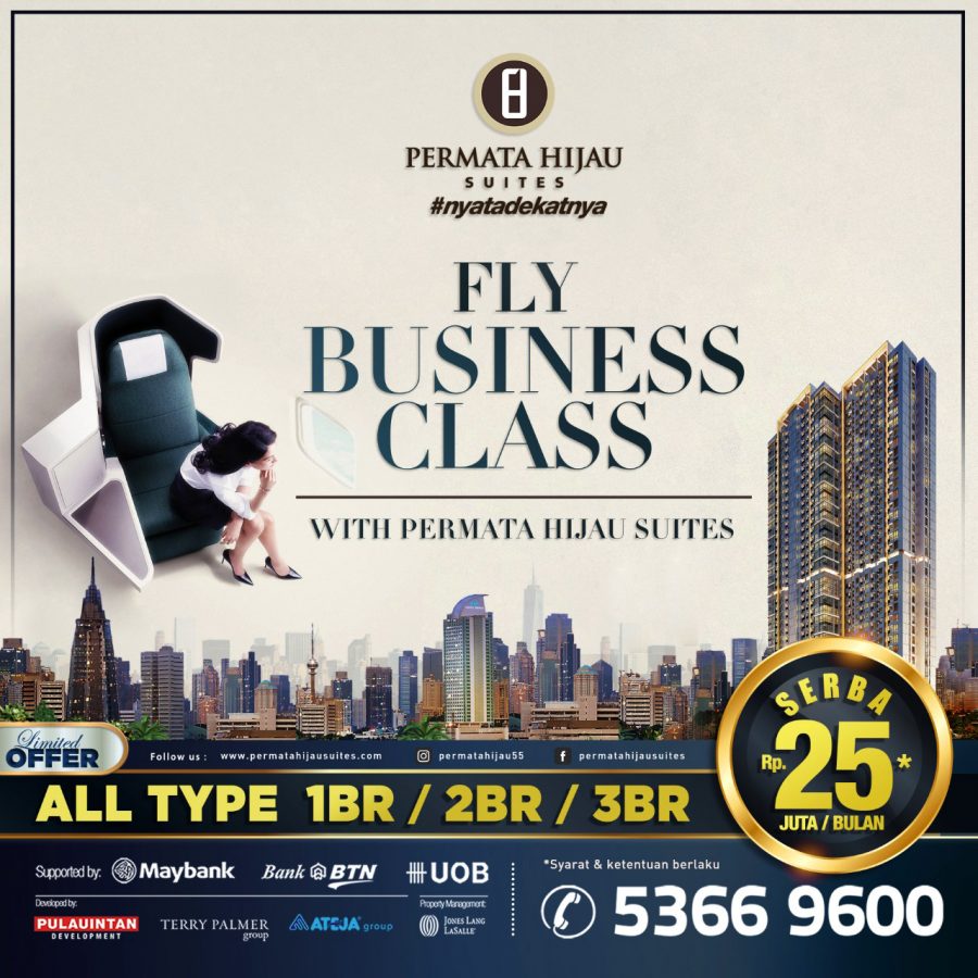 Fly Business Class with Permata Hijau Suites