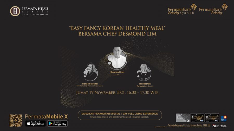 “EASY FANCY KOREAN HEALTHY MEAL” Bersama Chef Desmond Lim